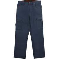 Pantalon de travail WP100, Coton/Spandex, Bleu marin, Taille 0, Entrejambe 30 Helyx Safety & Industrial Supplies