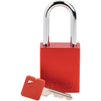 Cadenas de s&eacute;curit&eacute;, Cadenas de s&eacute;curit&eacute;, Cl&eacute;s diff&eacute;rentes, Aluminium, Largeur de 1-1/2" Helyx Safety & Industrial Supplies