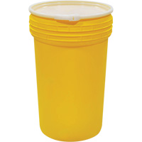 Plastic Lab Pack Nestable Drum with Lever-Lock, 55 US gal., Mobile Helyx Safety & Industrial Supplies