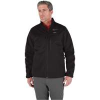 Manteau chauffante M12 ToughShell avec pile, Hommes, Petit, Noir Helyx Safety & Industrial Supplies