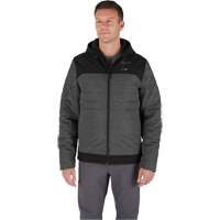 Veste chauffante M12 QuietShell avec pile, Hommes, Petit, Gris Helyx Safety & Industrial Supplies