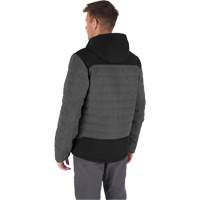 Veste chauffante M12 QuietShell avec pile, Hommes, Petit, Gris Helyx Safety & Industrial Supplies