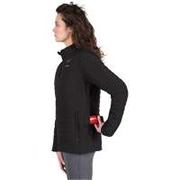Manteau chauffant M12 Axis avec pile, Femmes, Grand, Noir Helyx Safety & Industrial Supplies
