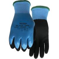 Stealth Black Ops Water-Resistant Gloves, Size Small, 15 Gauge, Rubber Latex Coated, Glass Fibre/Polyester Shell, ASTM ANSI Level A4 Helyx Safety & Industrial Supplies