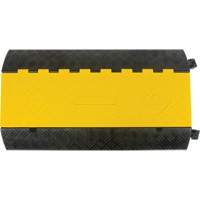 Protecteur de c&acirc;bles en polyur&eacute;thane, 3 canaux, 35,43" lo x 19,69" la x 3" h Helyx Safety & Industrial Supplies