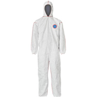 Combinaisons SFR avec cagoule, Moyen, Blanc, Tyvek 400 Helyx Safety & Industrial Supplies