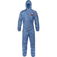 Combinaisons &agrave; capuchon, Grand, Bleu, MicroMax VP Helyx Safety & Industrial Supplies