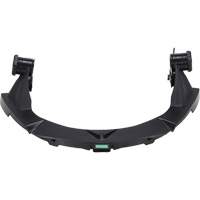 Support PBT V-Gard pour casques MSA &agrave; fente et bordure compl&egrave;te sans contr&ocirc;le des d&eacute;bris Helyx Safety & Industrial Supplies