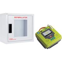 AED 3 AED & Wall Cabinet Kit, Semi-Automatic, French, Class 4 Helyx Safety & Industrial Supplies