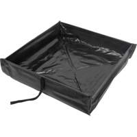 Berme de confinement des d&eacute;versements repliable &agrave; rouler, Capacit&eacute; 34 gal. US, 3' la x 3' lo x 6" h Helyx Safety & Industrial Supplies