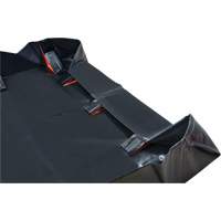 Berme d&eacute;ployable &agrave; mur IBX, Capacit&eacute; 268 gal. US, 6' la x 6' lo x 12" h, Support &agrave; encliqueter Helyx Safety & Industrial Supplies