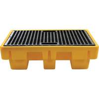 2-Drum Spill Pallet, 61 US gal. Spill Capacity, 51.5" x 36" x 15" Helyx Safety & Industrial Supplies