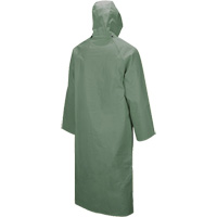 Manteau long avec capuchon d&eacute;tachable Hurricane 851, Petit, Vert Helyx Safety & Industrial Supplies
