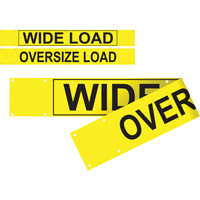 Banni&egrave;re wide load/oversized load &agrave; deux c&ocirc;t&eacute;s, Vinyle, 96" la x 12" h Helyx Safety & Industrial Supplies