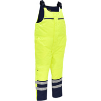 Salopette pour le froid extr&ecirc;me Bisley, Polyester, Petit, Jaune lime haute visibilit&eacute; Helyx Safety & Industrial Supplies