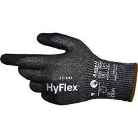 HyFlex&reg; 11-543 Cut Resistant Gloves, Size 6, 13 Gauge, Nitrile Coated, Nylon/Stainless Steel/HPPE/Spandex Shell, ASTM ANSI Level A7/EN 388 Level F Helyx Safety & Industrial Supplies