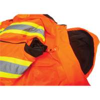 Waterproof 7-in-1 Winter Parka, High Visibility Orange, Medium Helyx Safety & Industrial Supplies