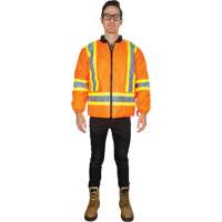 Waterproof 7-in-1 Winter Parka, High Visibility Orange, Medium Helyx Safety & Industrial Supplies