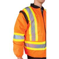 Waterproof 7-in-1 Winter Parka, High Visibility Orange, Medium Helyx Safety & Industrial Supplies