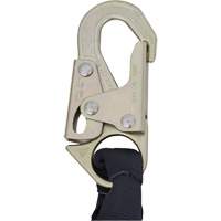 SA-5200-2.5 Shock Absorbing Lanyard, 2.5', Snap Hook Center, Snap Hook Leg Ends, Polyester Helyx Safety & Industrial Supplies