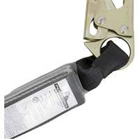 SA-5200-2.5 Shock Absorbing Lanyard, 2.5', Snap Hook Center, Snap Hook Leg Ends, Polyester Helyx Safety & Industrial Supplies
