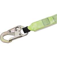 SA-6402-4 Shock Absorbing Lanyard, 4', Form Hook Center, Snap Hook Leg Ends, Polyester Helyx Safety & Industrial Supplies