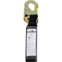 SA-54022-4 Shock Absorbing Lanyard, 4', Form Hook Center, Snap Hook Leg Ends, Polyester Helyx Safety & Industrial Supplies