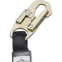 SA-5500-4 Shock Absorbing Lanyard, 4', Snap Hook Center, Snap Hook Leg Ends, Galvanized Steel Helyx Safety & Industrial Supplies