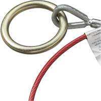 AS-21210-6 6' Cable Anchor with Snap Hook & O-Ring, Sling, Temporary Use Helyx Safety & Industrial Supplies