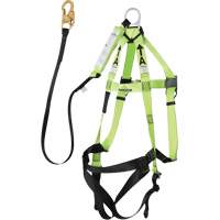 FBH-10000A5440-4 Harnais & longe classe A de 4' avec capacit&eacute; de 220 lb, Combinaison harnais/longe Helyx Safety & Industrial Supplies