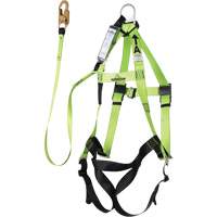 FBH-10000A6440-4 Harnais & longe classe A de 4' avec capacit&eacute; de 350 lb, Combinaison harnais/longe Helyx Safety & Industrial Supplies
