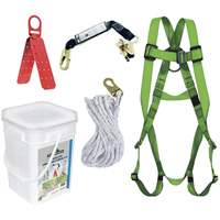 RK4-25 Ensemble conforme pour couvreur avec support r&eacute;utilisable, Trousses pour couvreur de toit Helyx Safety & Industrial Supplies