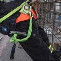 TT-9901 Standard Lanyard, Bungee, Dual Carabiner Helyx Safety & Industrial Supplies