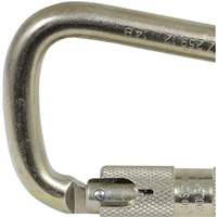 CP-03015-1 Zinc Plated Carabiner with 1" Gate Opening, Steel Helyx Safety & Industrial Supplies