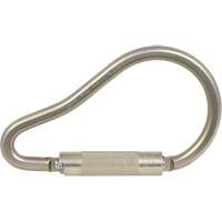 CP-04011-1 Zinc Plated Carabiner with 2" Gate Opening, Steel Helyx Safety & Industrial Supplies