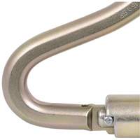 CP-04011-1 Zinc Plated Carabiner with 2" Gate Opening, Steel Helyx Safety & Industrial Supplies