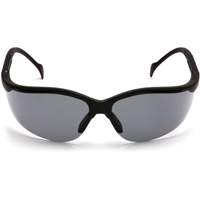 Lunettes de s&eacute;curit&eacute; &agrave; demi-monture Venture II, Lentille Gris, Antibu&eacute;e/Anti-&eacute;gratignures/Antistatique, ANSI Z87+/R&eacute;pond ou surpasse la norme CSA Z94.3 Helyx Safety & Industrial Supplies