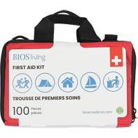 Trousse de premiers soins pour la maison et le voyage de 100 morceaux, Sac en nylon Helyx Safety & Industrial Supplies