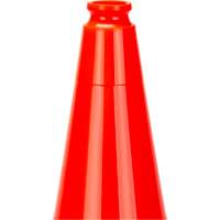 C&ocirc;ne de signalisation de premi&egrave;re qualit&eacute;, 18", Orange Helyx Safety & Industrial Supplies