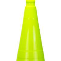 C&ocirc;ne de signalisation de premi&egrave;re qualit&eacute;, 28", Vert lime Helyx Safety & Industrial Supplies