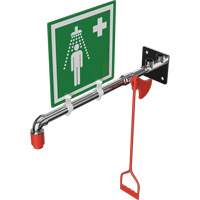 Douche de rinçage, Montage mural Helyx Safety & Industrial Supplies