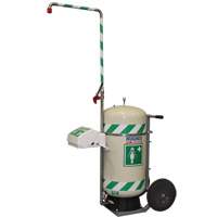 Mobile Self-Contained Emergency Safety Shower with Eye & Face Wash, 30 gal. Capacity, Meets None Helyx Safety & Industrial Supplies