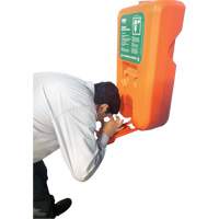 Portable Self-Contained Eyewash Station, Gravity-Fed, 10 gal. Capacity, Meets ANSI Z358.1 Helyx Safety & Industrial Supplies