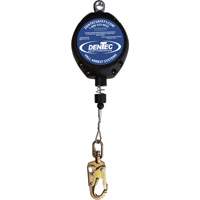 Longe autor&eacute;tractable en c&acirc;ble avec boîtier en composite, 20', Pivotant Helyx Safety & Industrial Supplies