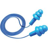 Hush 50-25 Reusable Metal Detectable Earplugs, Corded, One-Size, Bulk - Box, 25 NRR dB Helyx Safety & Industrial Supplies