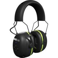 Black & Green Air Defender Bluetooth Earmuffs, Headband Style, 24 dB Helyx Safety & Industrial Supplies