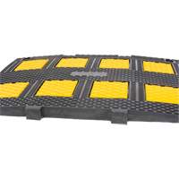 Middle Speed Hump, Rubber, 3' L x 20" W x 2" H Helyx Safety & Industrial Supplies