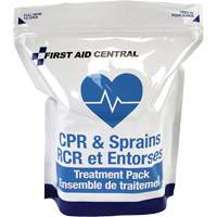9 articles pour la RCR et le soin des entorses pour la trousse d'intervention d'urgence de premiers soins Helyx Safety & Industrial Supplies