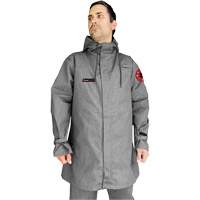 Manteau CoreMAX FR 35" avec capuchon attach&eacute;, Petit, Gris Helyx Safety & Industrial Supplies