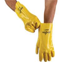 Gants &agrave; fini rugueux et r&eacute;sistants aux produits chimiques, Taille 9, 12" lo, PVC, Doublure en Interlock, 47-mil Helyx Safety & Industrial Supplies